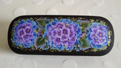 Women's Hand Painted Eyeglass Case