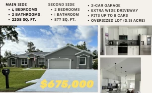 Two houses under one roof in Palm Coast Florida